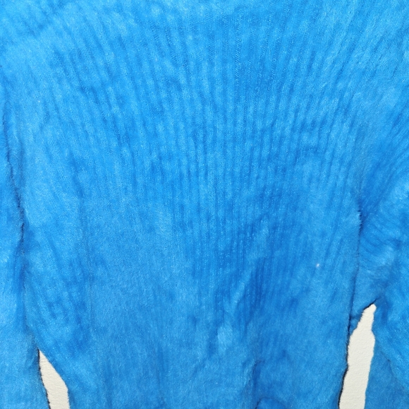 Zara Womans Blue Button Up Cropped Cardigan Size M - Picture 10 of 11